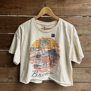NEW WITH TAGS! Altar'd State Bronco Graphic Cropped Tee